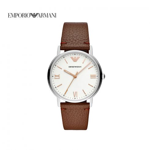 Đồng hồ nam Emporio Armani Kappa dây da AR11173 - màu nâu