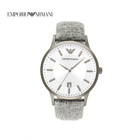 Đồng hồ nam Emporio Armani Renato dây vải AR11260 - màu xám