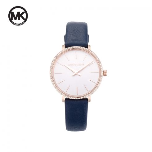 Đồng hồ nữ Michael Kors Pyper dây da MK2804 - màu xanh dương
