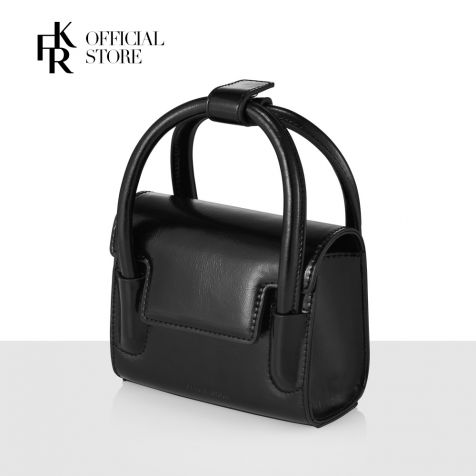 Túi đeo chéo nữ Find Kapoor MARTY BAG 12 CRINKLED FBMT12CR0BK - màu đen