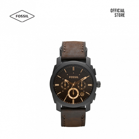 Đồng hồ nam Fossil MACHINE dây da FS4656IE-  màu nâu