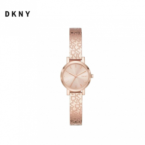 Đồng hồ nữ DKNY Soho dây thép không gỉ - vàng hồng
