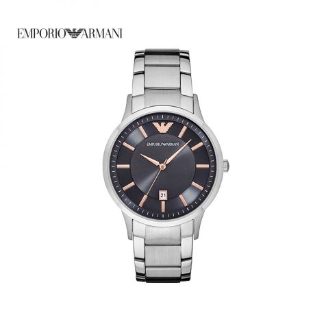 Đồng hồ nam Emporio Armani thép không gỉ - bạc
