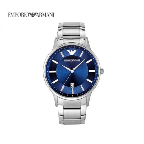 Đồng hồ nam Emporio Armani thép không gỉ - bạc