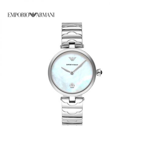 Đồng hồ nữ Emporio Armani thép không gỉ - bạc