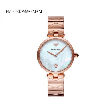 Đồng hồ nữ Emporio Armani thép không gỉ- rose gold