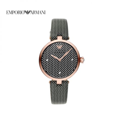 Đồng hồ nữ Emporio Armani dây da - tím
