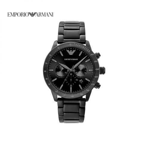Đồng hồ nam Emporio Armani thép không gỉ - đen
