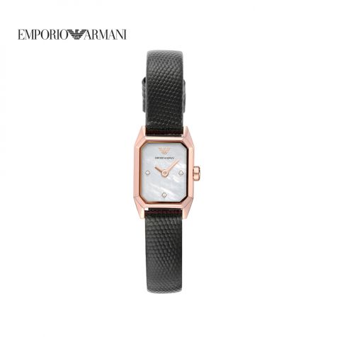 Đồng hồ nữ Emporio Armani Gioia dây thép -  đen