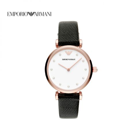 Đồng hồ nữ Emporio Armani dây da AR11270 - đen