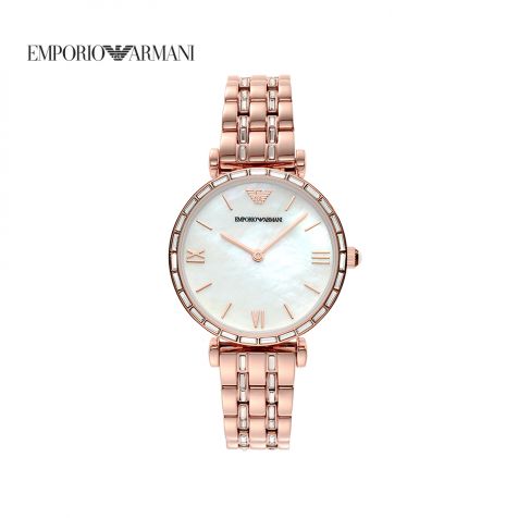 Đồng hồ nữ Emporio Armani thép không gỉ- rose gold