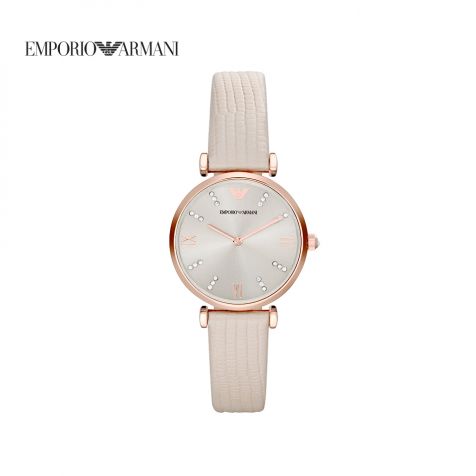 Đồng hồ nữ Emporio Armani dây da- rose gold