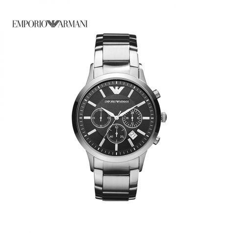 Đồng hồ nam Emporio Armani Renato dây thép  - bạc