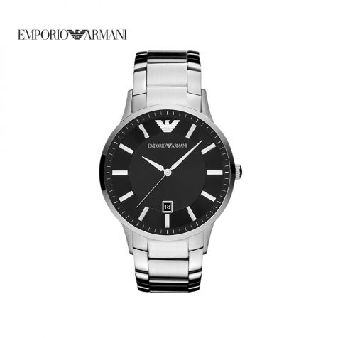 Đồng hồ nam Emporio Armani Renato dây thép - bạc