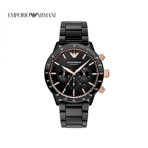 Đồng hồ nam Emporio Armani dây ceramic - đen