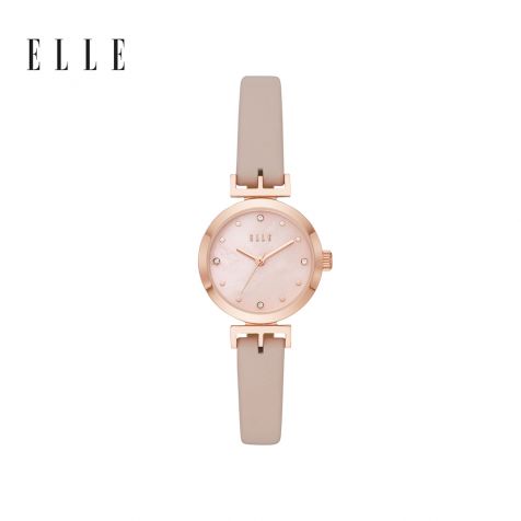 Đồng hồ nữ Elle Odeon ELL21006 dây da - hồng