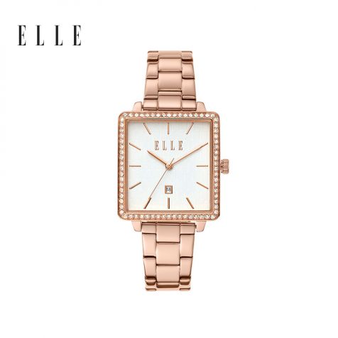 Đồng hồ nữ Elle Ile De La Cite dây thép- rose gold