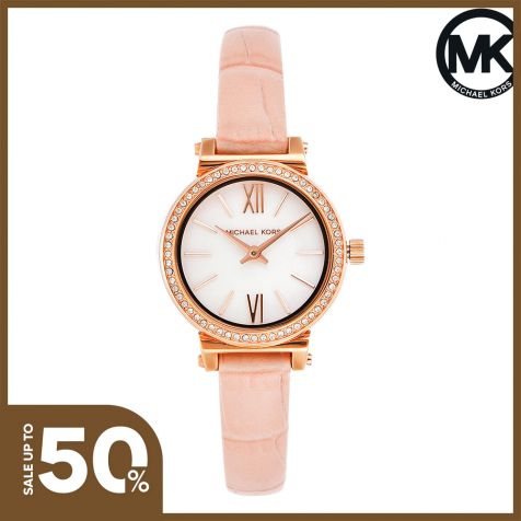 Đồng hồ nữ Michael Kors Sofie dây da MK2715 - hồng