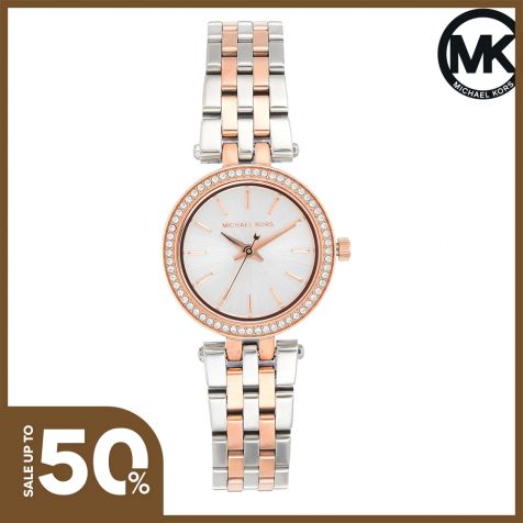 Đồng hồ nữ Michael Kors DARCI MK3298 dây thép không gỉ - hai màu